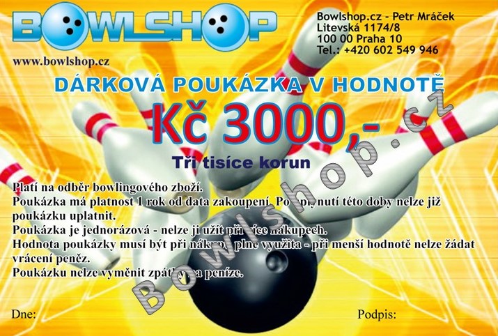 Poukázka 3000