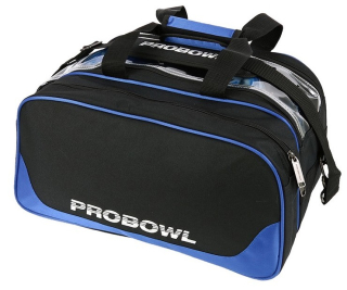 PROBOWL TAŠKA PLUS NA 2 KOULE S PROSTOREM NA BOTY ČERNO MODRÁ