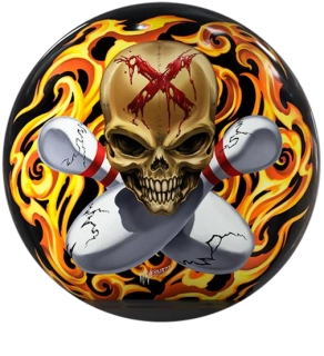 FB SKULL & CROSSPINS BALL